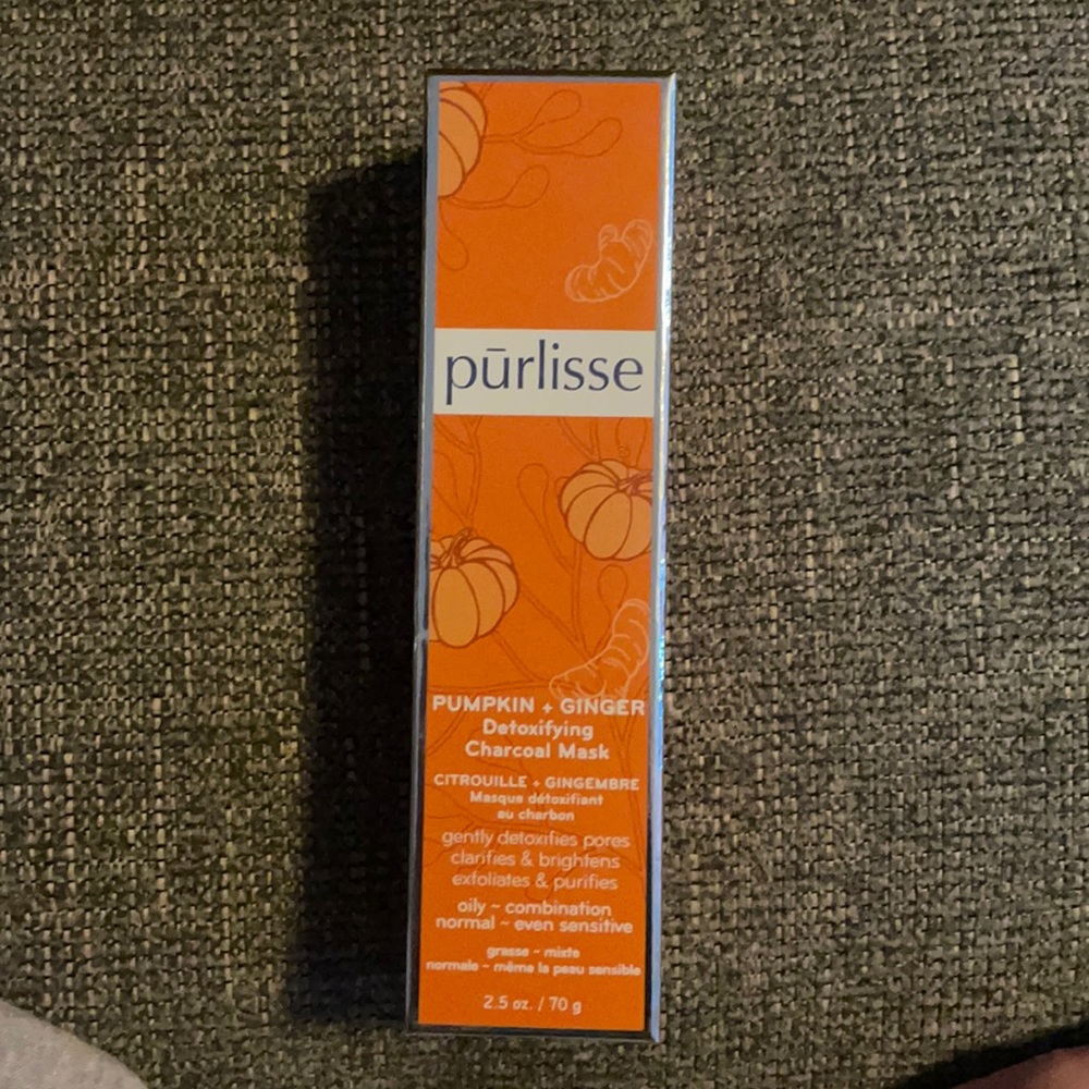 Pumpkin face mask
